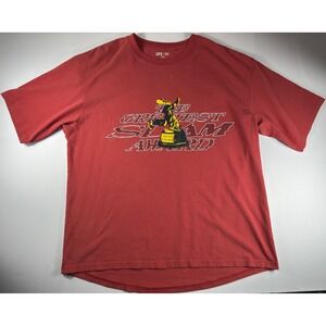 Uniqlo Shirt Men's‎ L Red Short Sleeve The Greatest Slam Graphic Shinpei Ueno